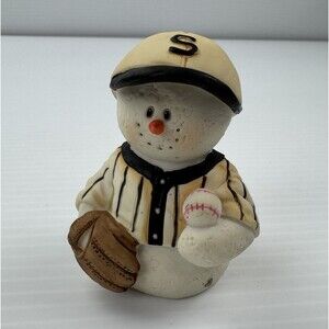 Sarah’s Attic SnowWonders 6405 June Baseball Snowman Numbered Limited Edition